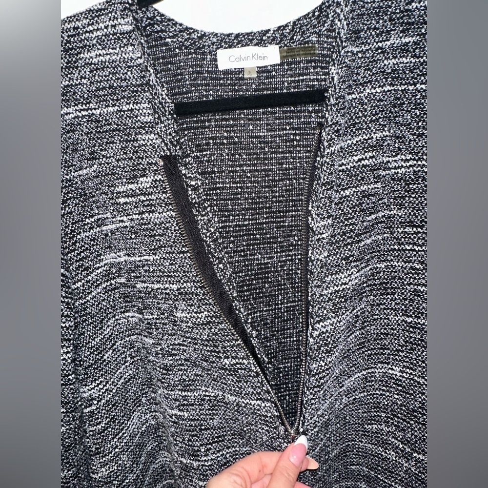 Calvin Klein Grey Knit Blouse - Picture 7 of 10